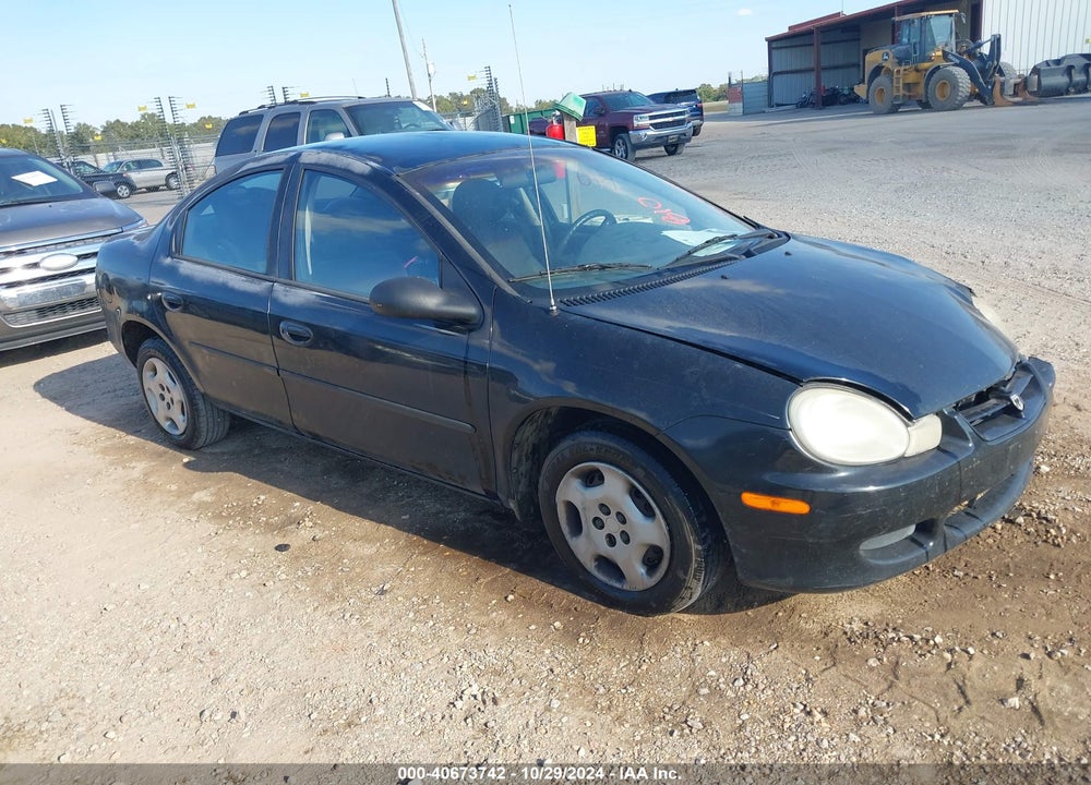 2002 DODGE NEON VIN: 1B3ES26C42D513780