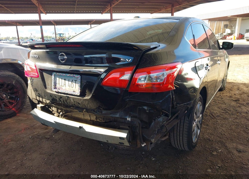 2016 NISSAN SENTRA SV VIN: 3N1AB7AP4GY309217