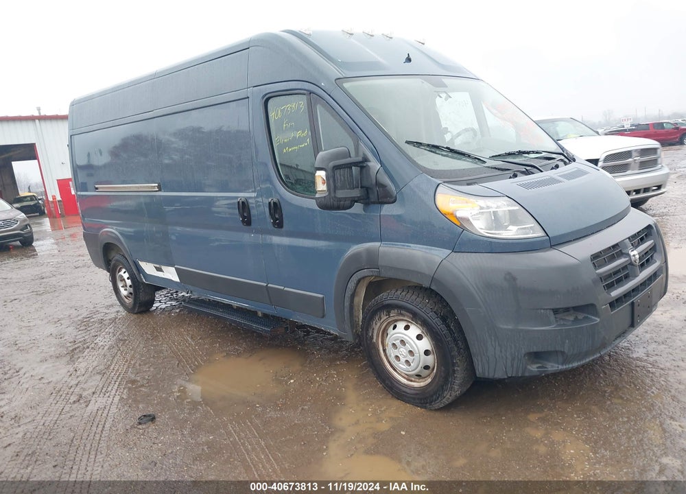 2018 RAM PROMASTER 2500 HIGH ROOF 159 WB VIN: 3C6TRVDG0JE161410