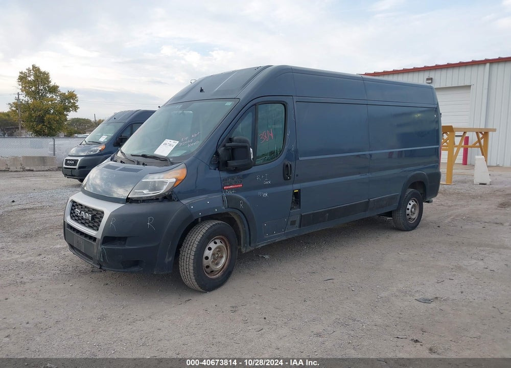 2019 RAM PROMASTER 2500 HIGH ROOF 159 WB VIN: 3C6TRVDG7KE520656