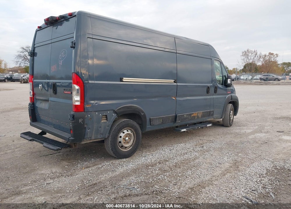 2019 RAM PROMASTER 2500 HIGH ROOF 159 WB VIN: 3C6TRVDG7KE520656