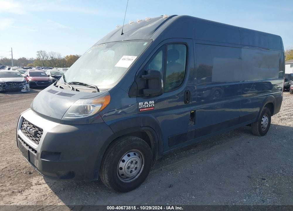 2019 RAM PROMASTER 2500 HIGH ROOF 159 WB VIN: 3C6TRVDG8KE515062