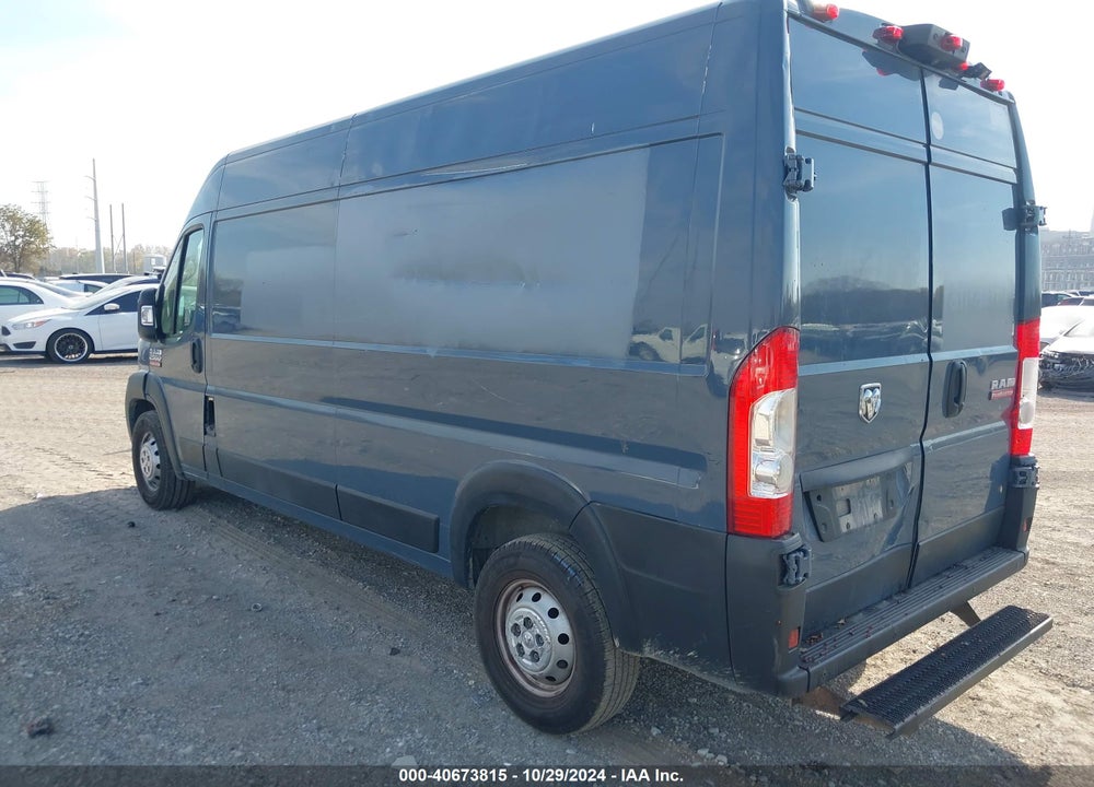 2019 RAM PROMASTER 2500 HIGH ROOF 159 WB VIN: 3C6TRVDG8KE515062