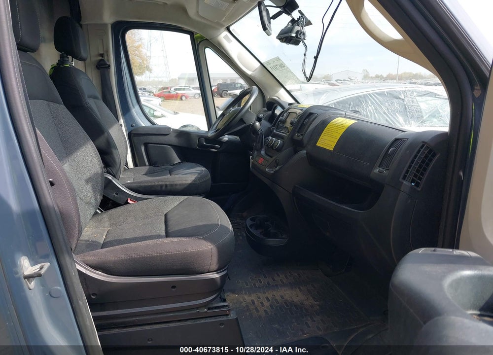 2019 RAM PROMASTER 2500 HIGH ROOF 159 WB VIN: 3C6TRVDG8KE515062