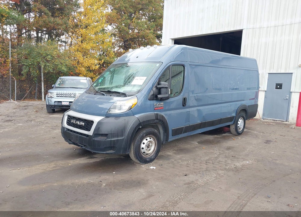2020 RAM PROMASTER 3500 CARGO VAN HIGH ROOF 159 WB EXT VIN: 3C6URVJG0LE124739