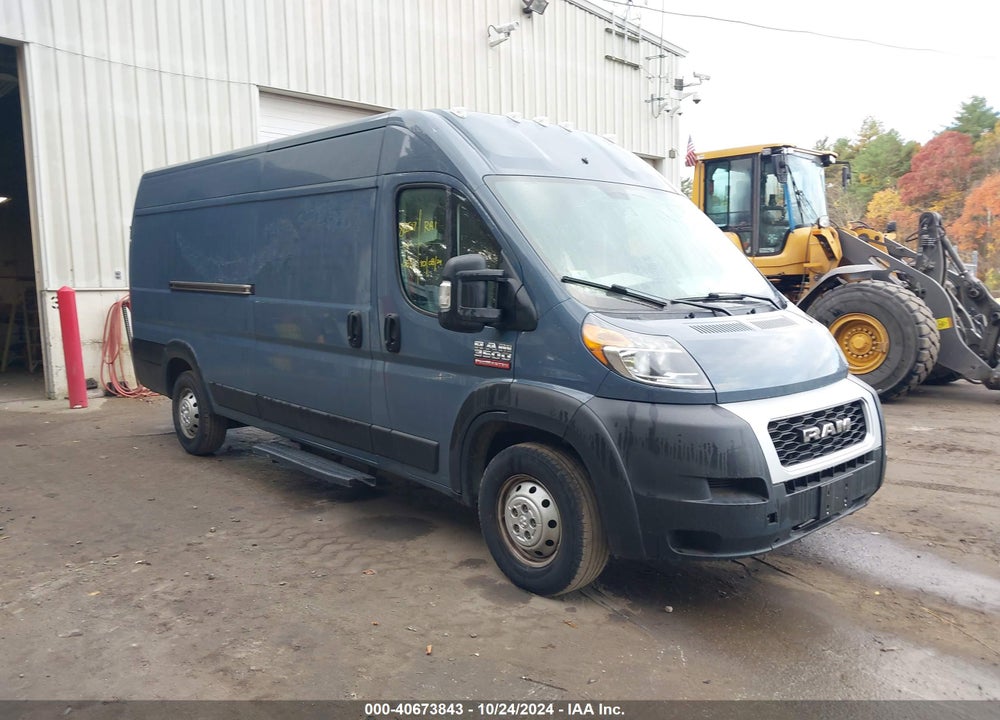 2020 RAM PROMASTER 3500 CARGO VAN HIGH ROOF 159 WB EXT VIN: 3C6URVJG0LE124739