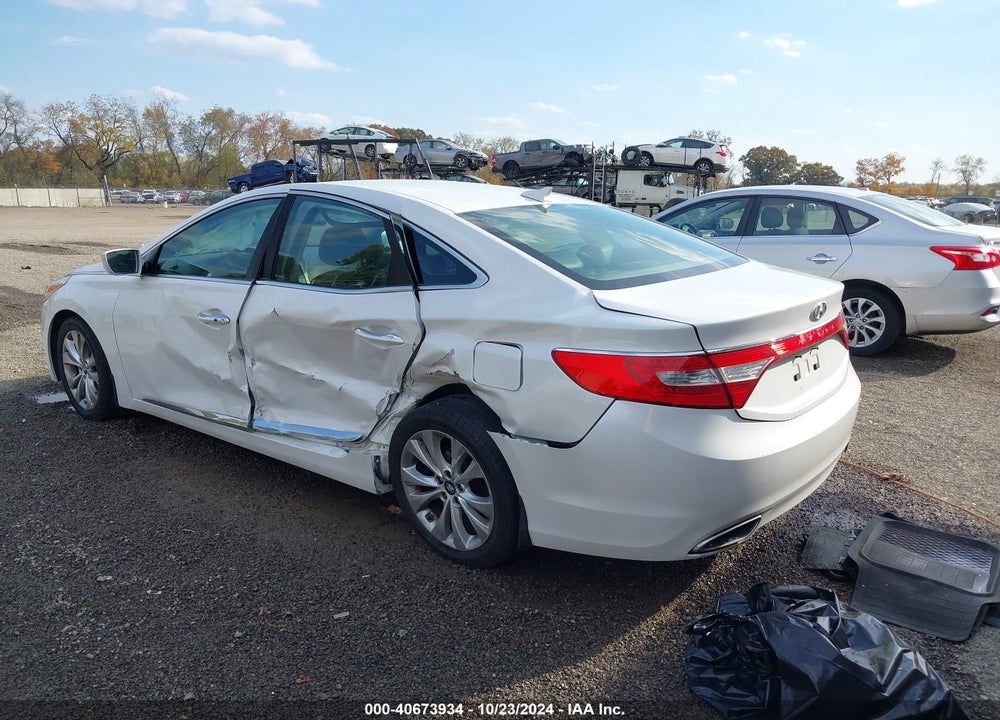 2012 HYUNDAI AZERA VIN: KMHFG4JG4CA183812