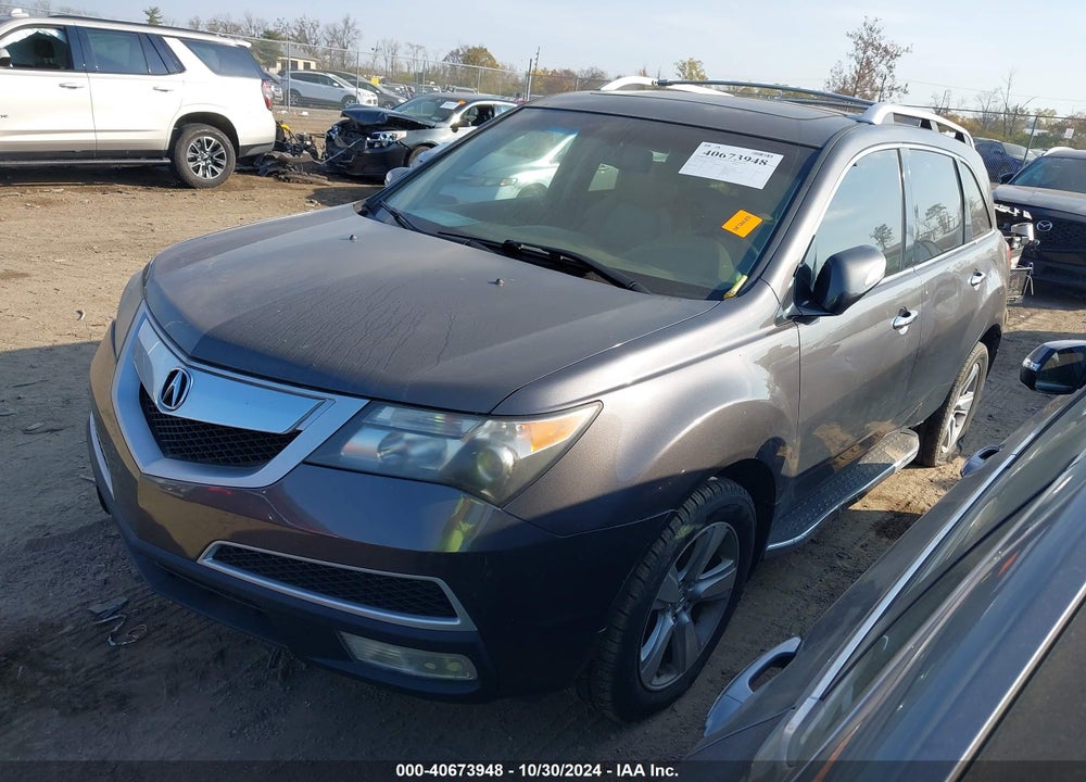 2010 ACURA MDX VIN: 2HNYD2H28AH502013