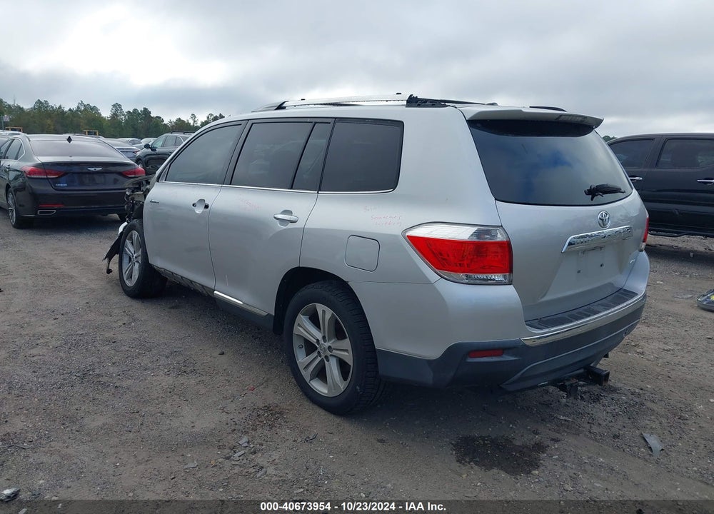 2012 TOYOTA HIGHLANDER LIMITED V6 VIN: 5TDDK3EH2CS119973