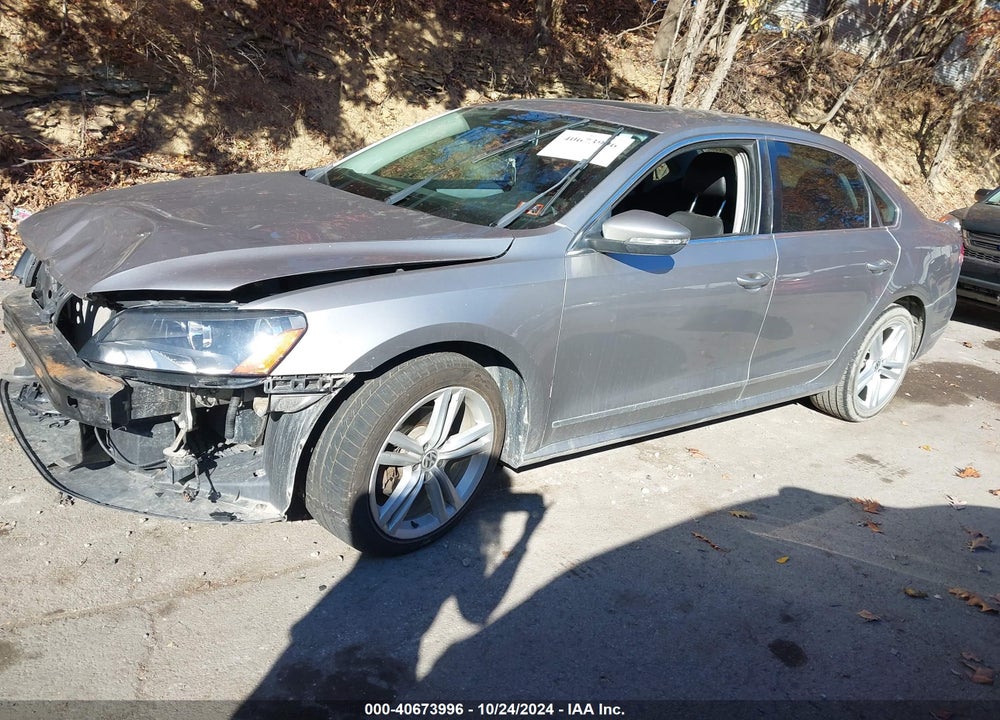 2012 VOLKSWAGEN PASSAT 2.0L TDI SE VIN: 1VWBN7A39CC039181