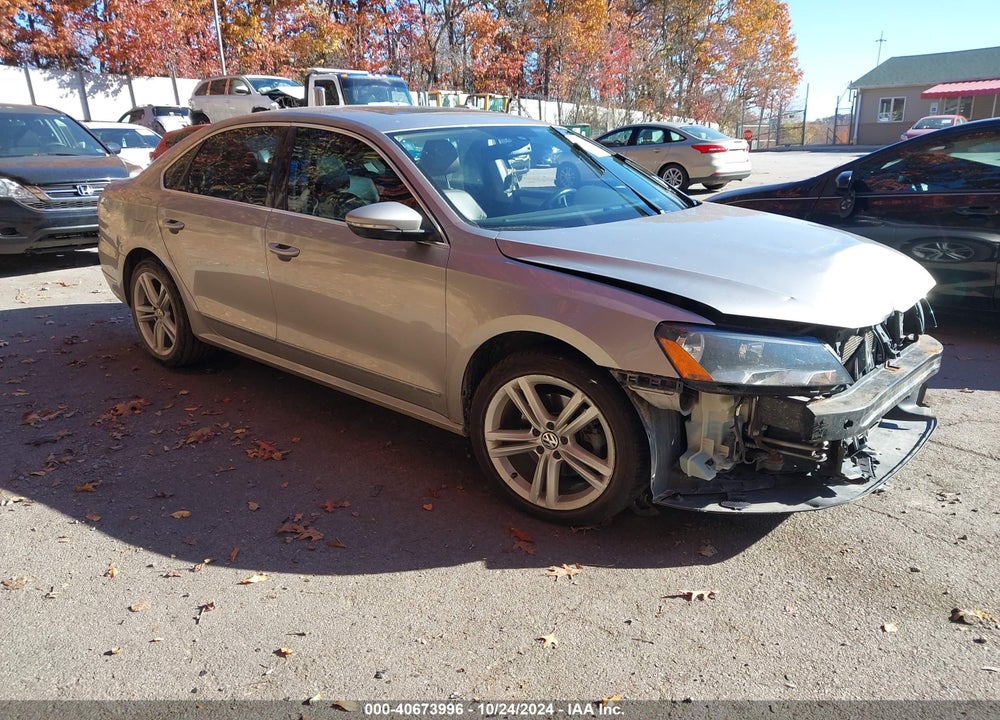2012 VOLKSWAGEN PASSAT 2.0L TDI SE VIN: 1VWBN7A39CC039181