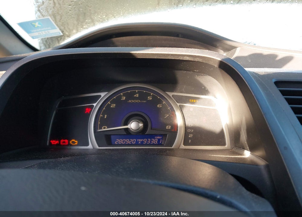 2009 HONDA CIVIC LX VIN: 1HGFA16509L026997