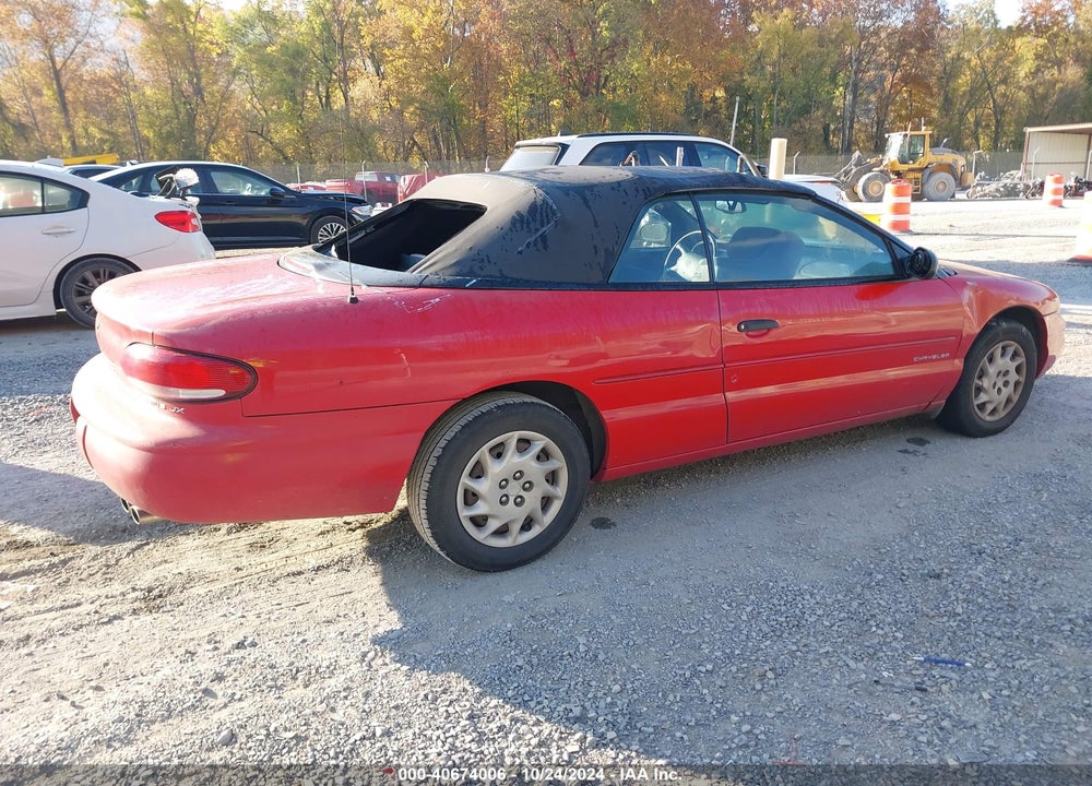 1999 CHRYSLER SEBRING JX VIN: 3C3EL45HXXT503958