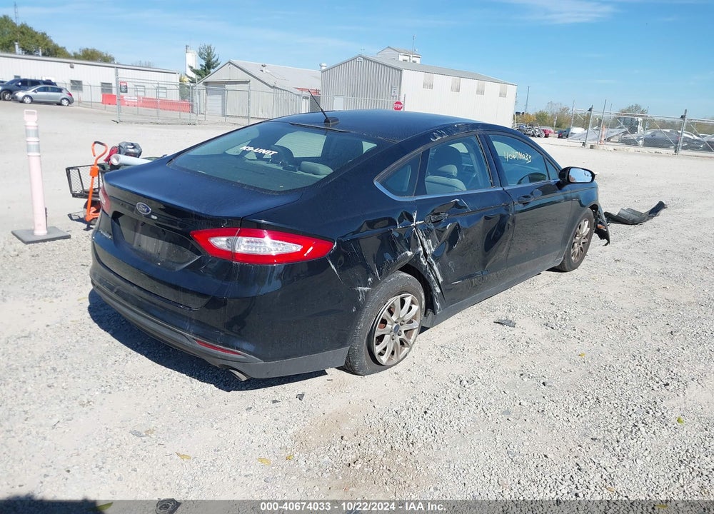2016 FORD FUSION S VIN: 1FA6P0G74G5126762