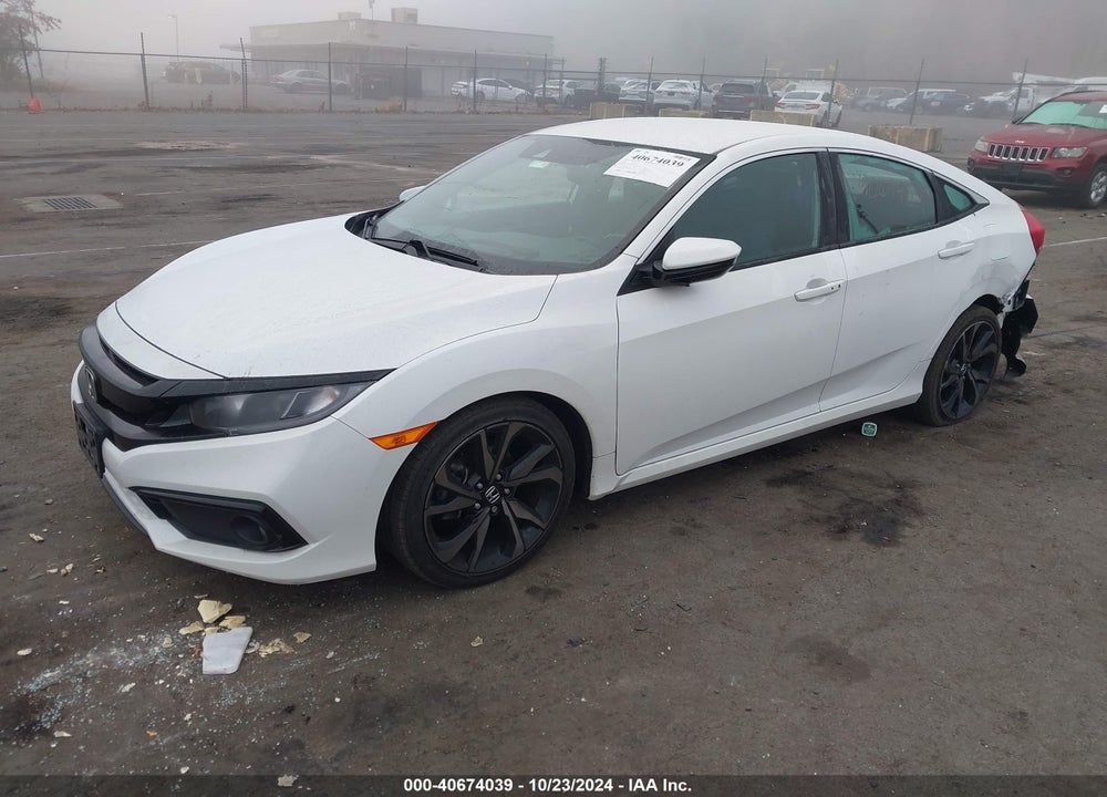 2019 HONDA CIVIC SPORT VIN: 2HGFC2F86KH568280