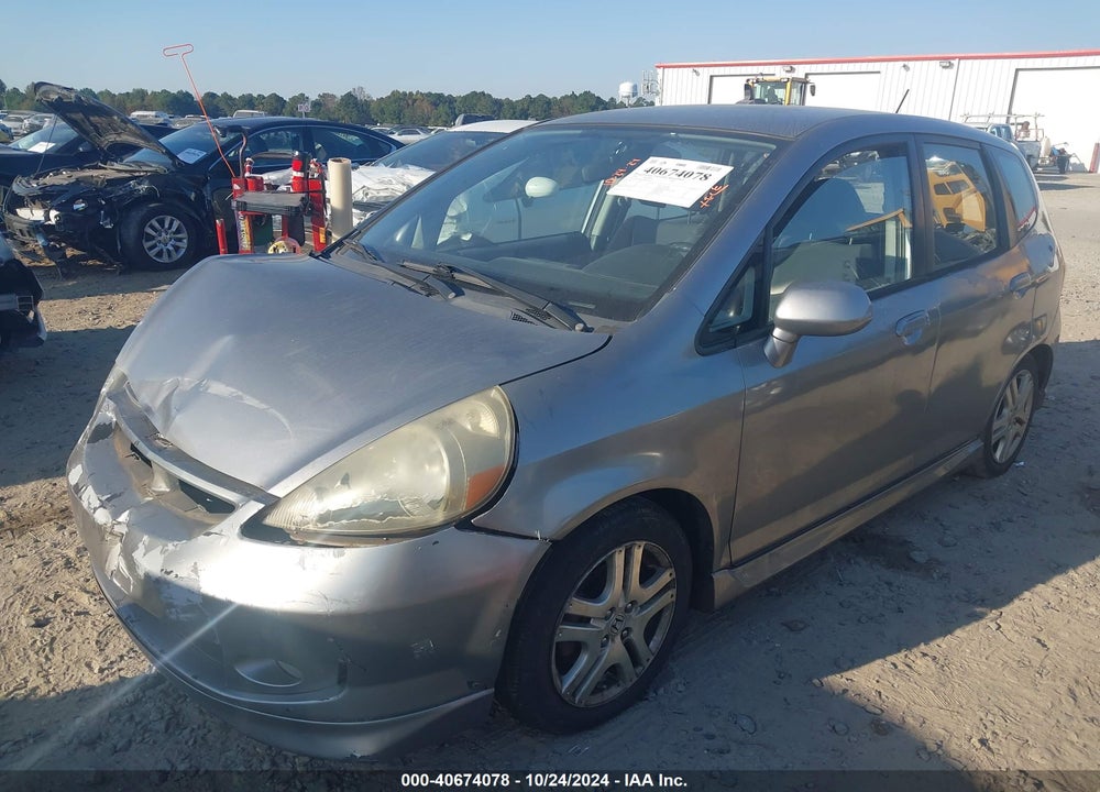 2008 HONDA FIT SPORT VIN: JHMGD38618S027297