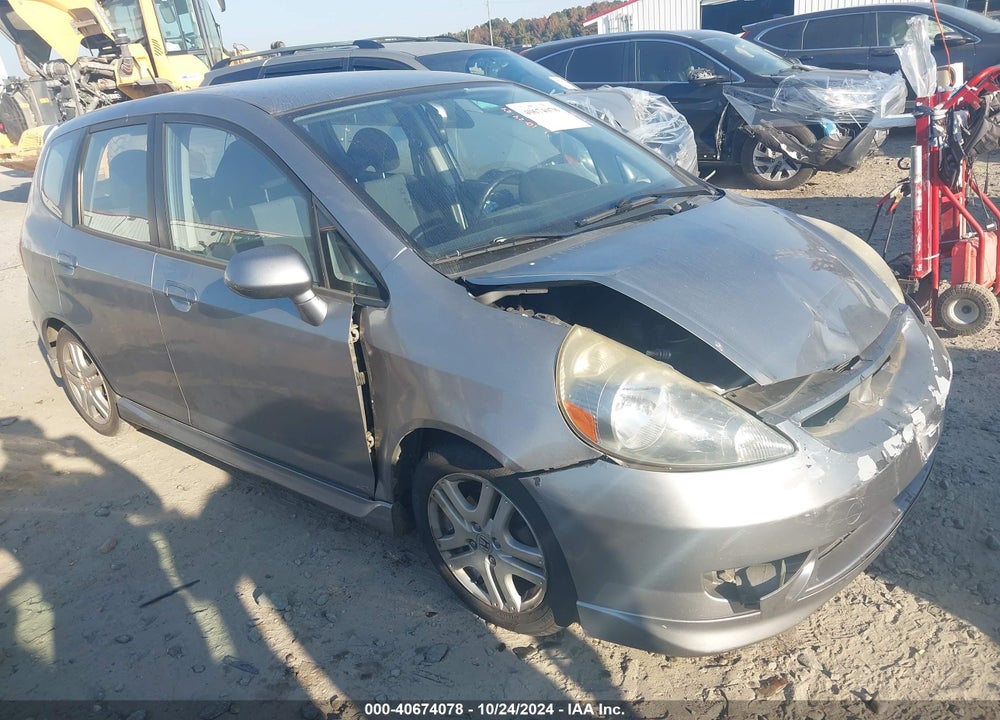 2008 HONDA FIT SPORT VIN: JHMGD38618S027297