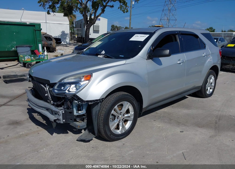 2016 CHEVROLET EQUINOX LS VIN: 2GNALBEK2G1126349