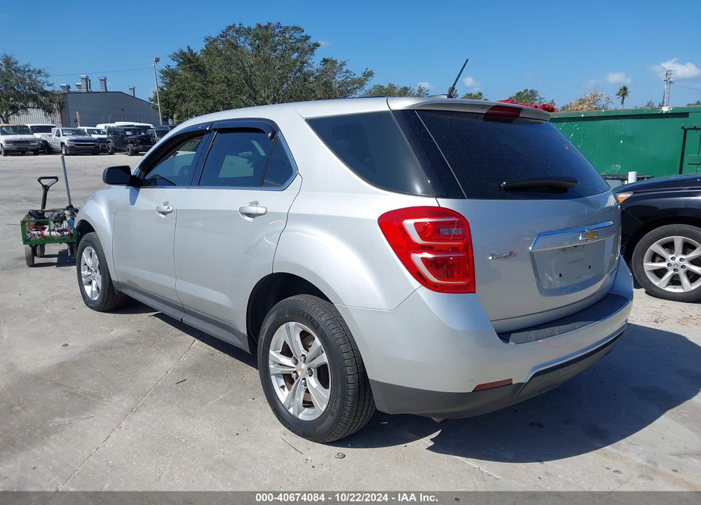 2016 CHEVROLET EQUINOX LS VIN: 2GNALBEK2G1126349