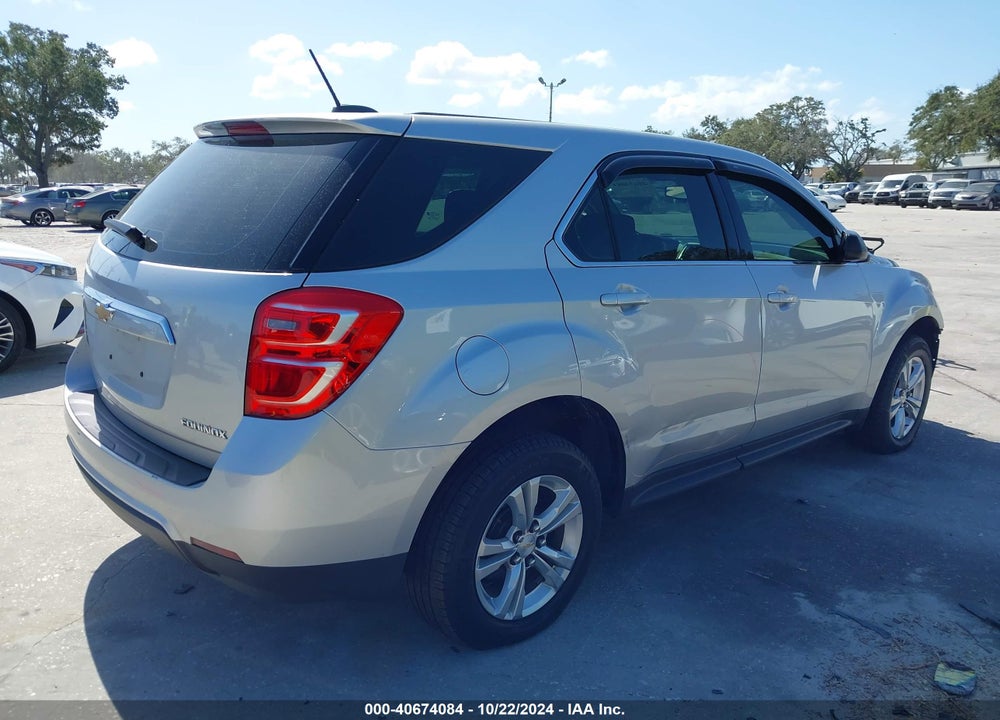2016 CHEVROLET EQUINOX LS VIN: 2GNALBEK2G1126349