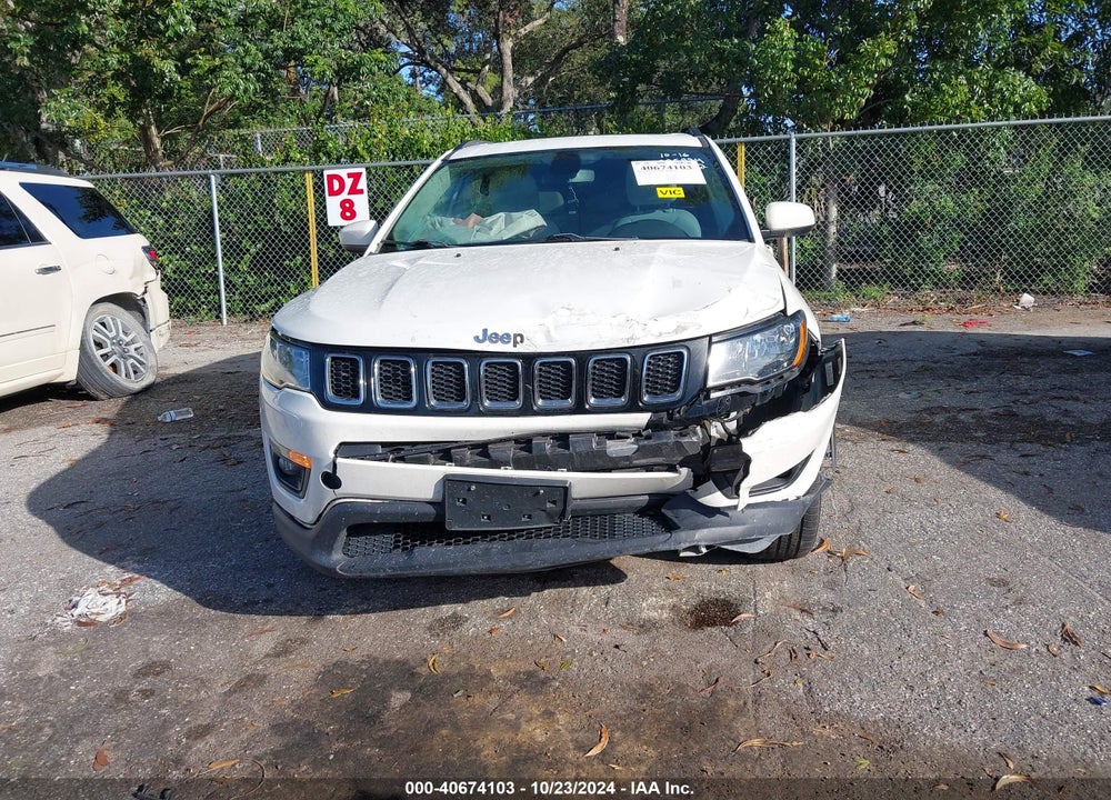 2019 JEEP COMPASS SUN AND WHEEL FWD VIN: 3C4NJCBB0KT692382