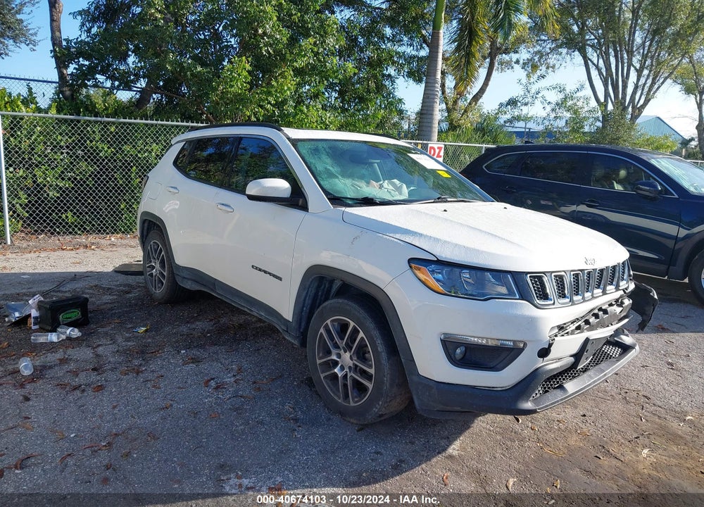 2019 JEEP COMPASS SUN AND WHEEL FWD VIN: 3C4NJCBB0KT692382