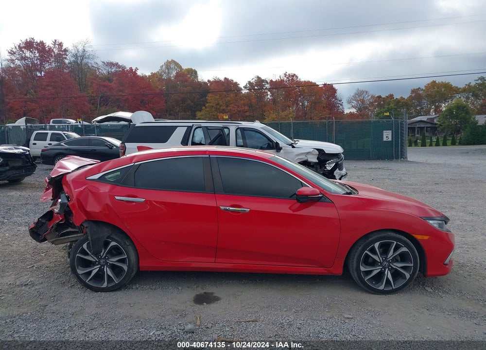 2020 HONDA CIVIC TOURING VIN: 2HGFC1F92LH680630