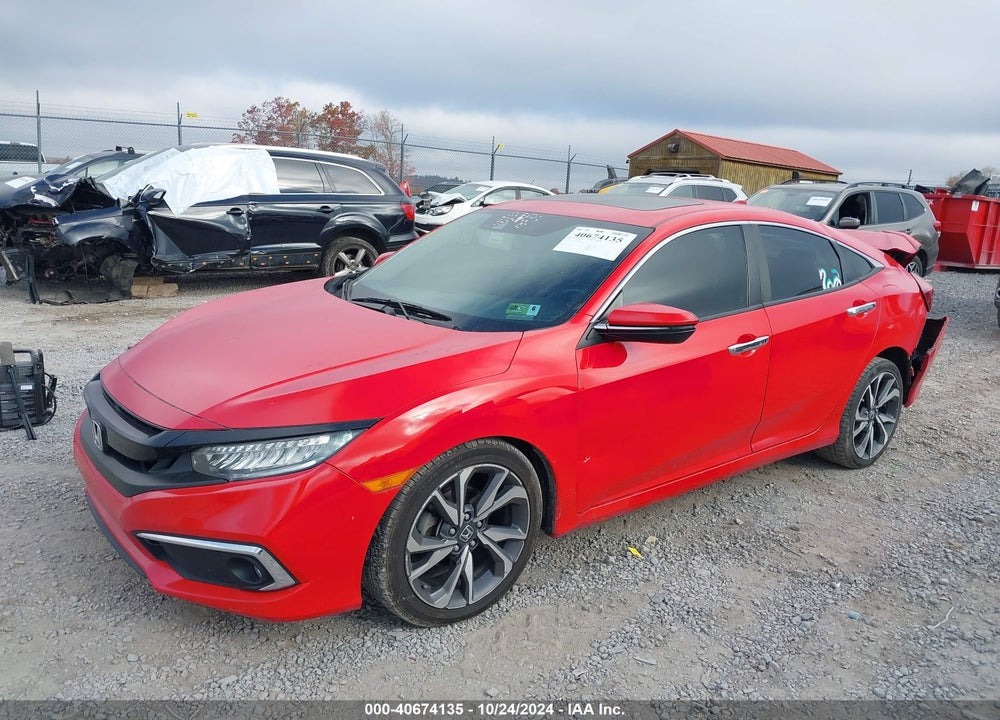 2020 HONDA CIVIC TOURING VIN: 2HGFC1F92LH680630