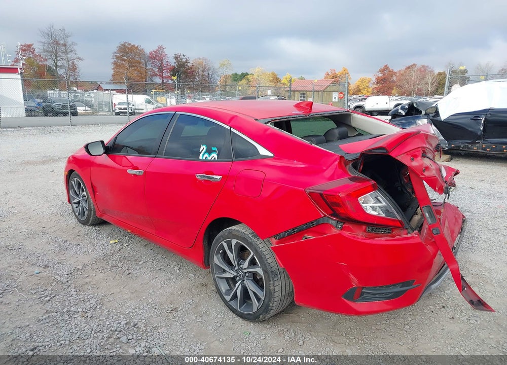 2020 HONDA CIVIC TOURING VIN: 2HGFC1F92LH680630