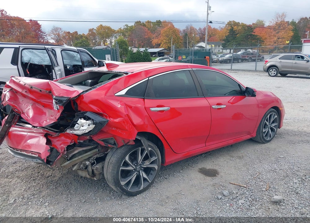 2020 HONDA CIVIC TOURING VIN: 2HGFC1F92LH680630