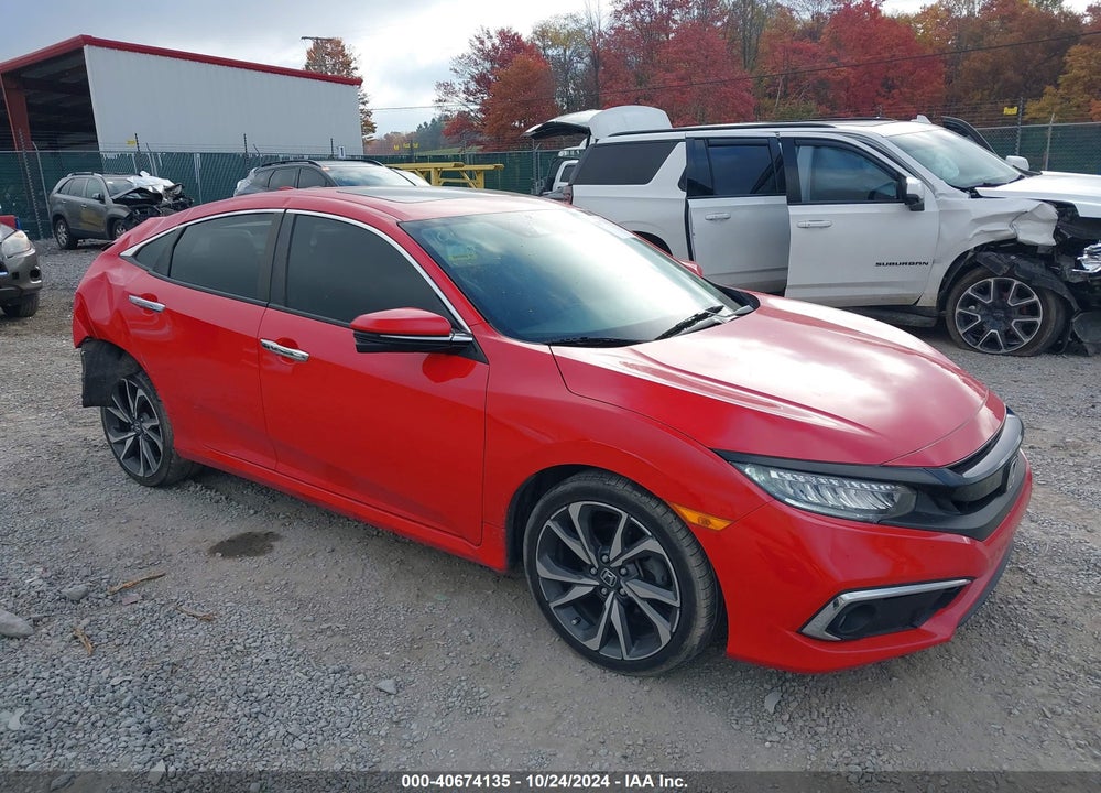 2020 HONDA CIVIC TOURING VIN: 2HGFC1F92LH680630
