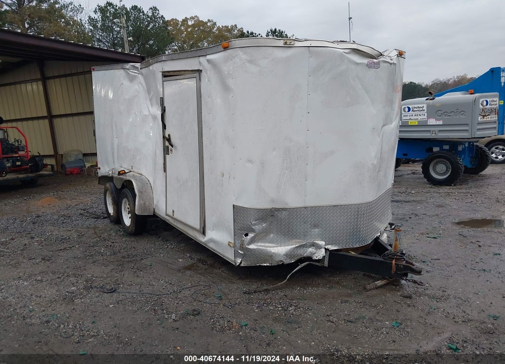 2014 COVERED WAGON TRAILER VIN: 53FBE1625EF012853