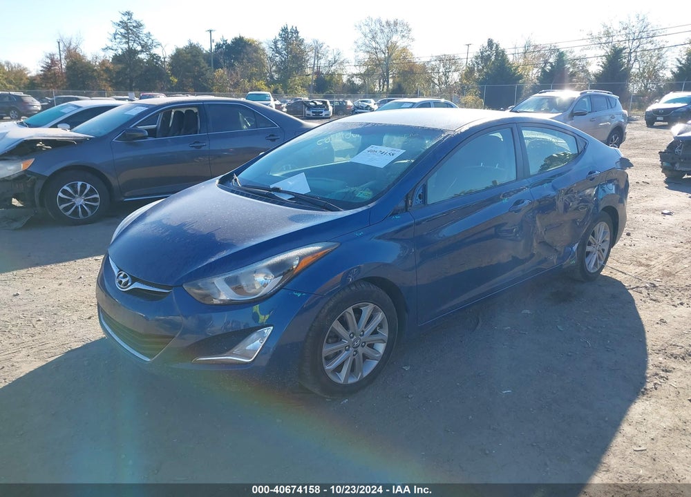 2015 HYUNDAI ELANTRA SE VIN: KMHDH4AE7FU251641