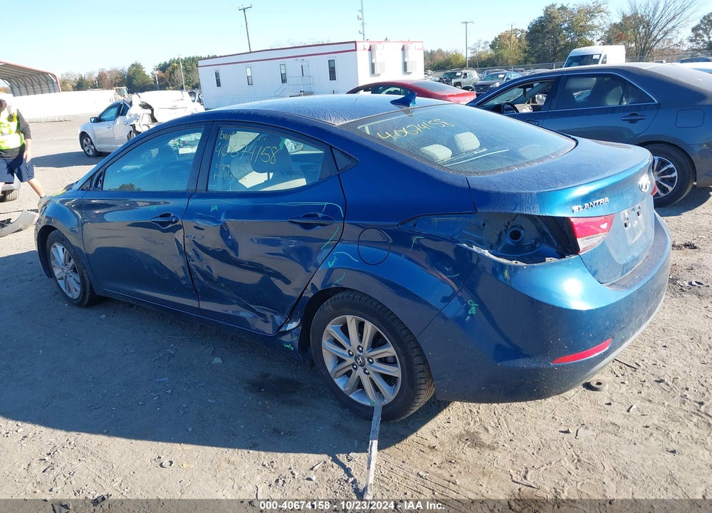 2015 HYUNDAI ELANTRA SE VIN: KMHDH4AE7FU251641