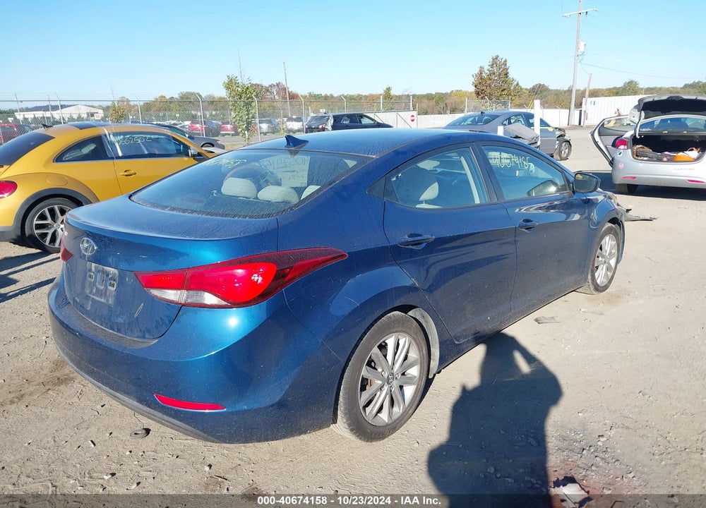 2015 HYUNDAI ELANTRA SE VIN: KMHDH4AE7FU251641