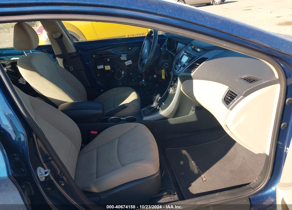 2015 HYUNDAI ELANTRA SE VIN: KMHDH4AE7FU251641
