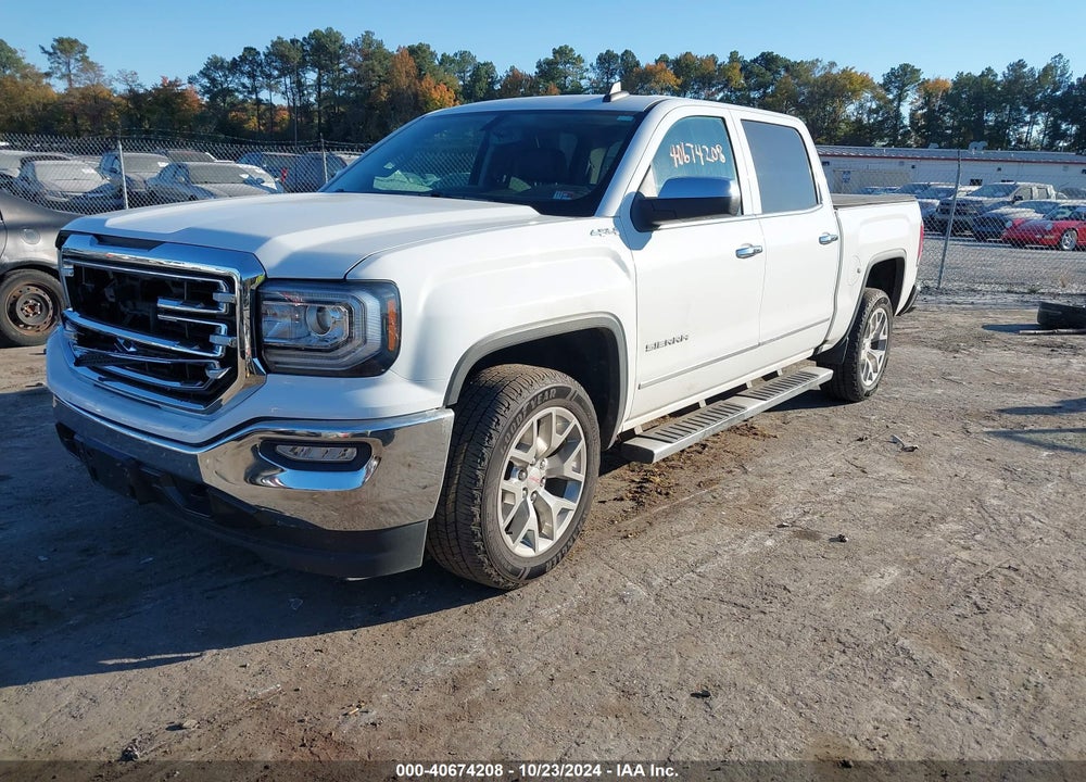 2018 GMC SIERRA 1500 SLT VIN: 3GTU2NEC2JG556495