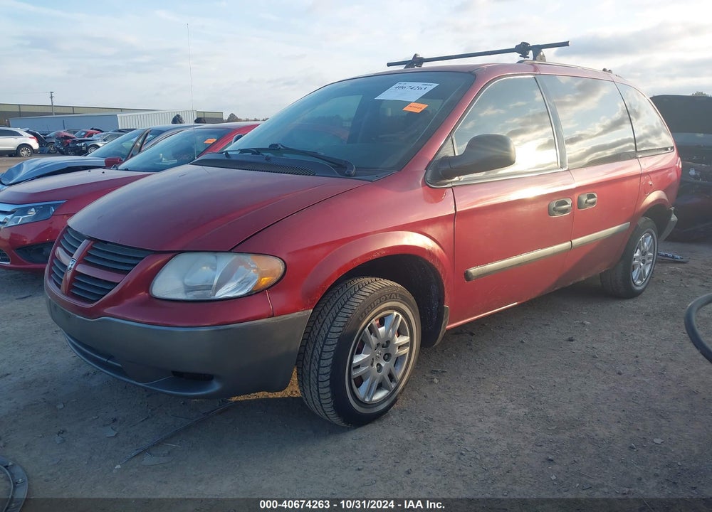 2007 DODGE CARAVAN SE VIN: 1D4GP25E67B264092