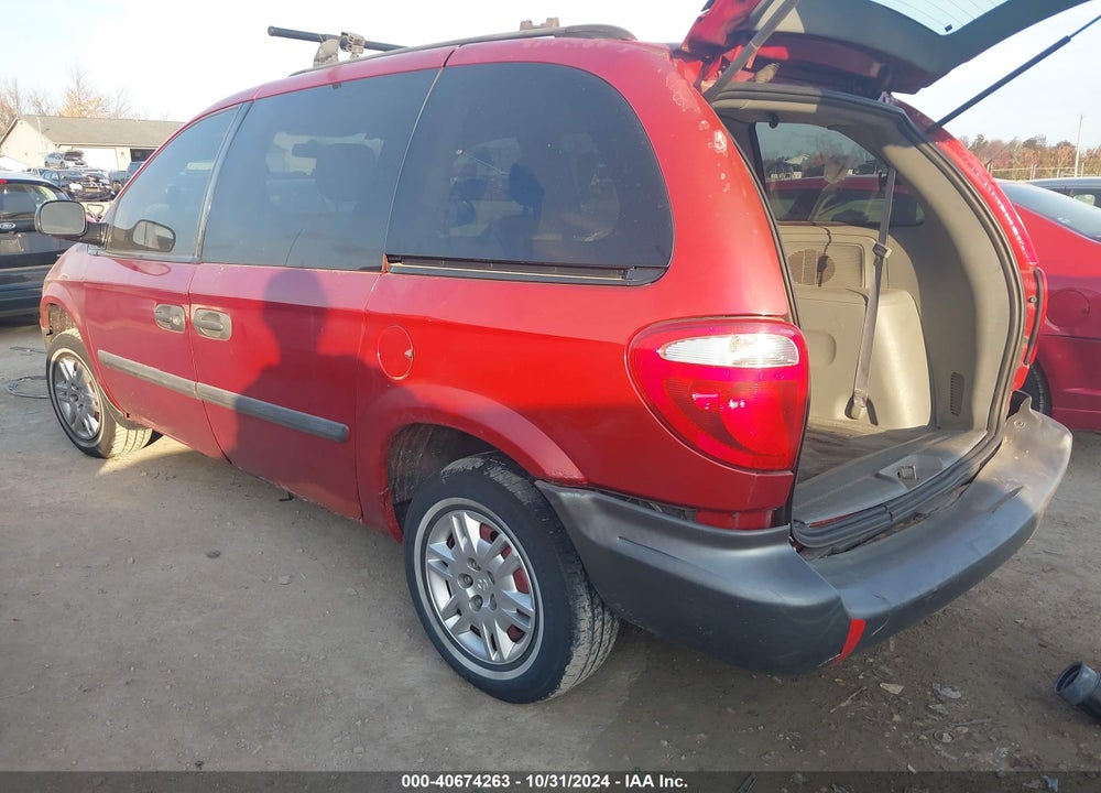 2007 DODGE CARAVAN SE VIN: 1D4GP25E67B264092