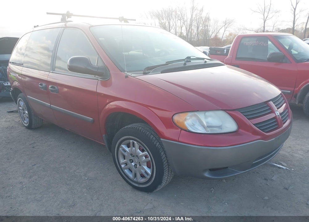 2007 DODGE CARAVAN SE VIN: 1D4GP25E67B264092