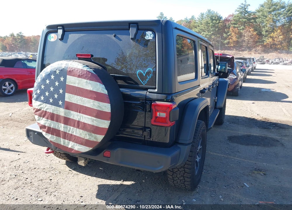 2019 JEEP WRANGLER UNLIMITED RUBICON VIN: 1C4HJXFG0KW550487