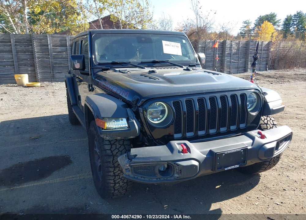 2019 JEEP WRANGLER UNLIMITED RUBICON VIN: 1C4HJXFG0KW550487