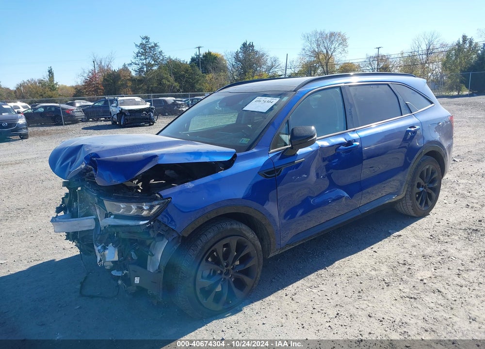 2021 KIA SORENTO SX VIN: 5XYRK4LF2MG058670