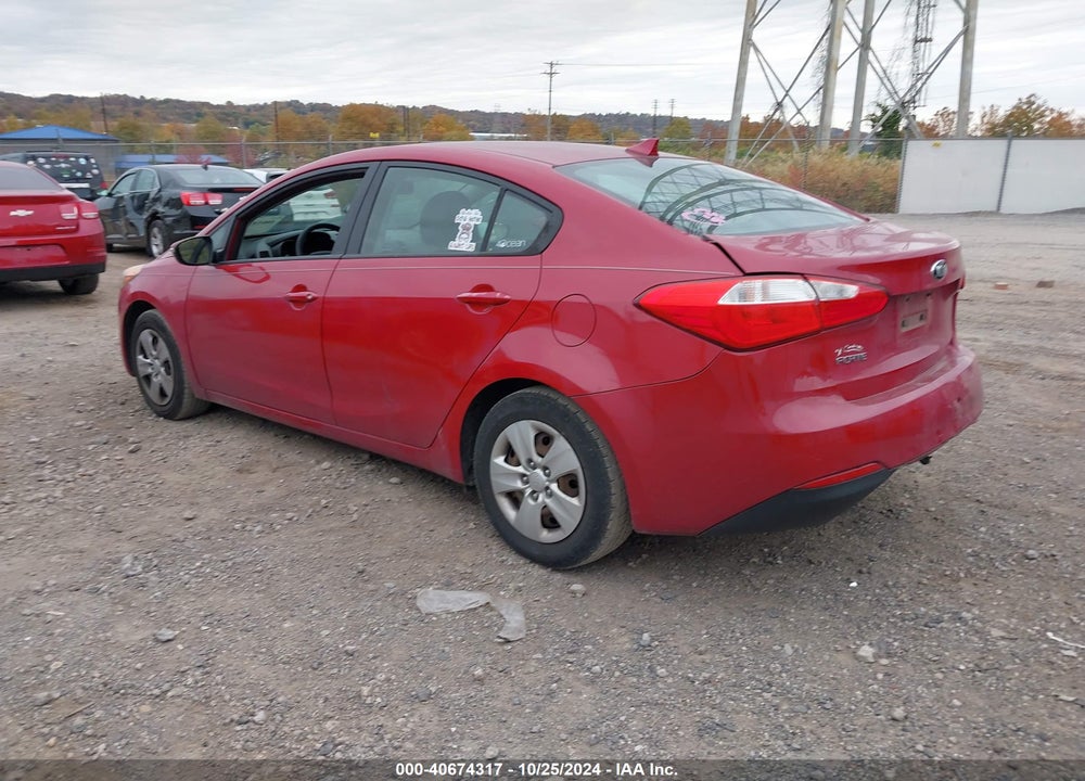 2015 KIA FORTE LX VIN: KNAFX4A63F5426449