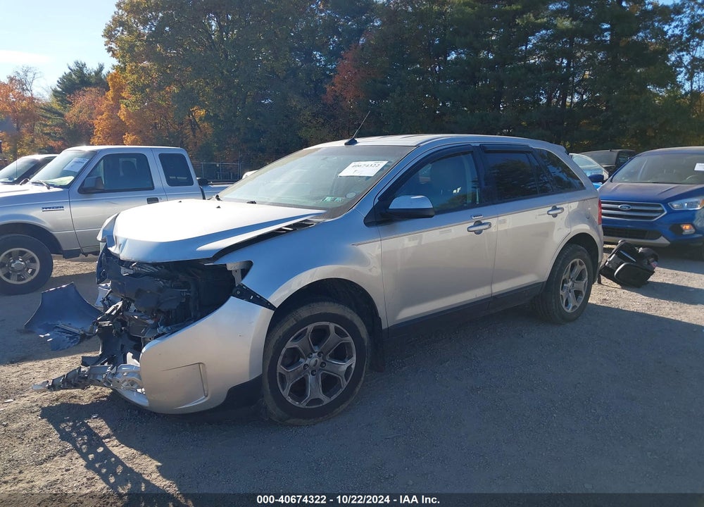 2014 FORD EDGE SEL VIN: 2FMDK4JCXEBA74457