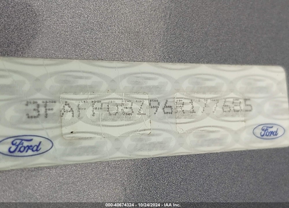 2006 FORD FUSION SEL VIN: 3FAFP08Z96R177685