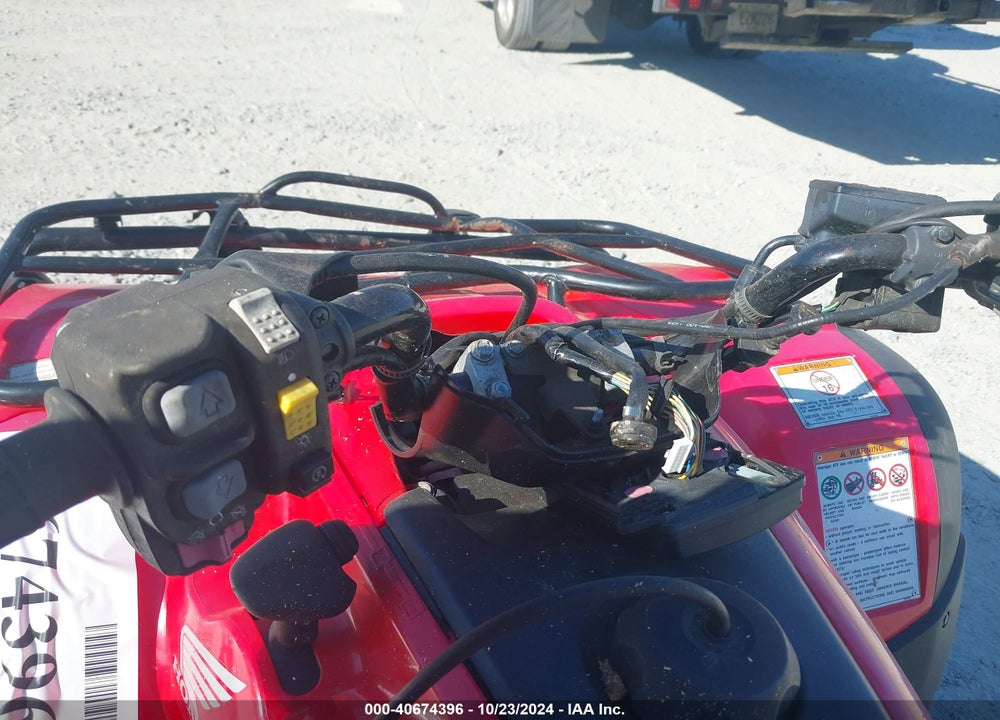2012 HONDA TRX500 FA VIN: 1HFTE2601C4200566