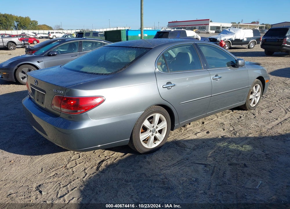 2006 LEXUS ES 330 VIN: JTHBA30G365144849