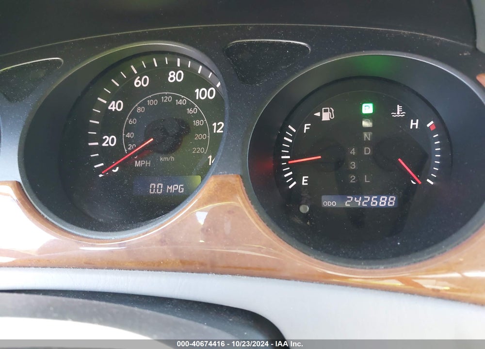 2006 LEXUS ES 330 VIN: JTHBA30G365144849