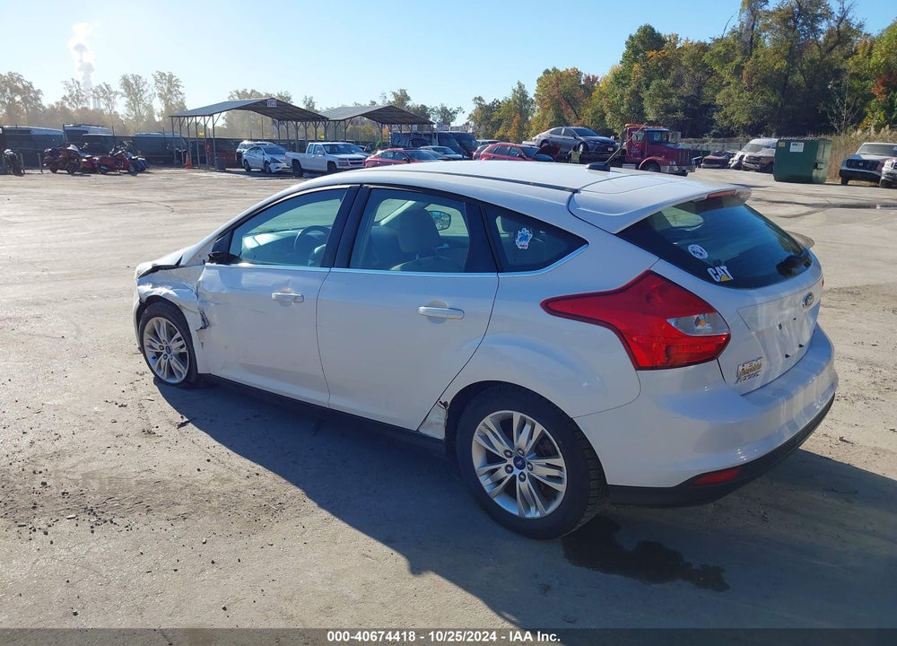 2012 FORD FOCUS SEL VIN: 1FAHP3M25CL233649